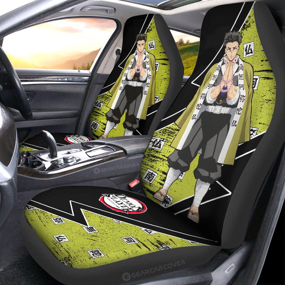 Gyomei Himejima Car Seat Covers Custom Demon Slayer Anime Car Accessories - Gearcarcover - 2