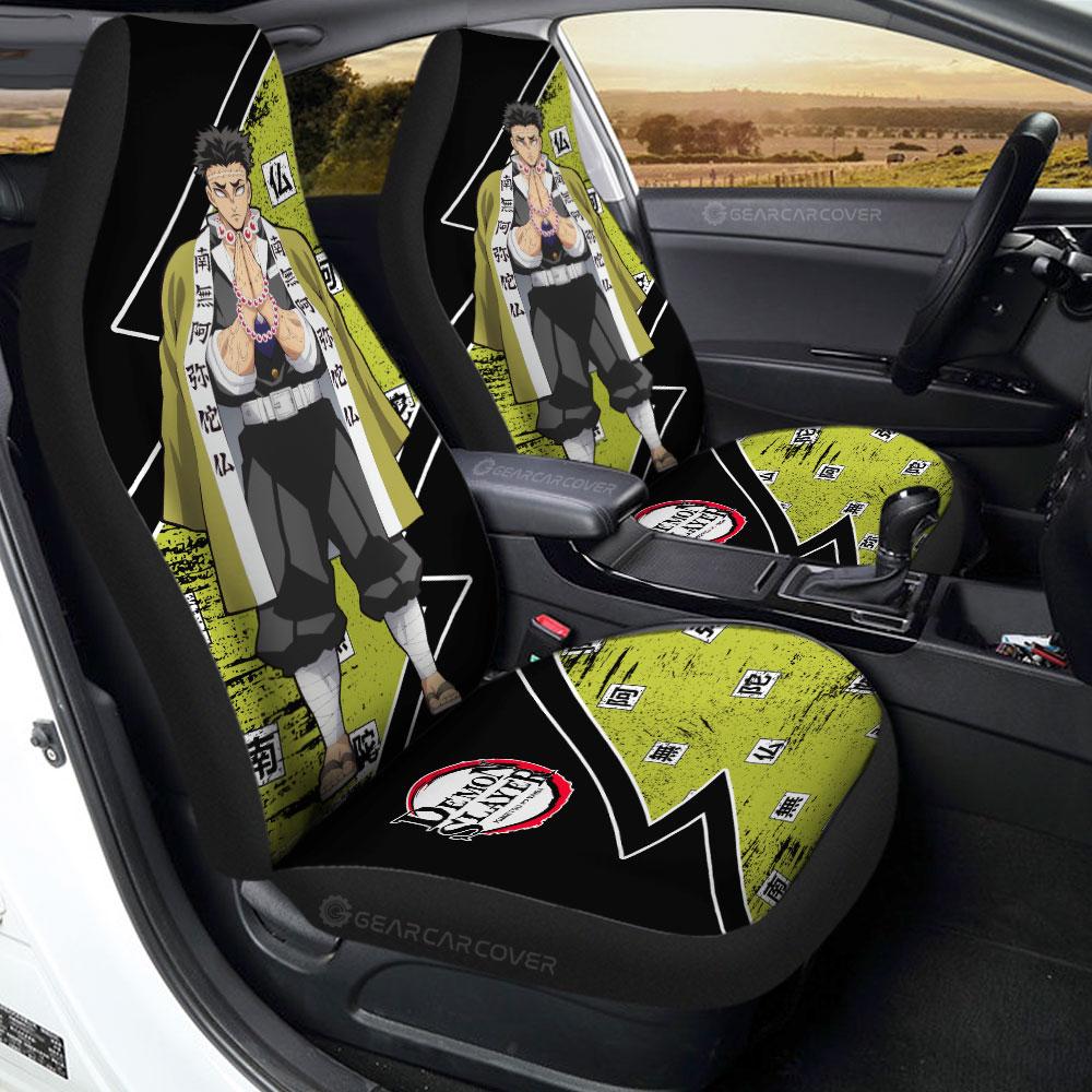 Gyomei Himejima Car Seat Covers Custom Demon Slayer Anime Car Accessories - Gearcarcover - 1