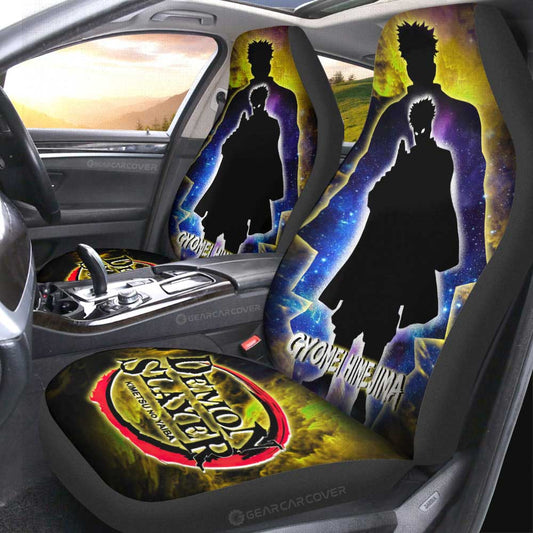 Gyomei Himejima Car Seat Covers Custom Demon Slayer Anime - Gearcarcover - 2