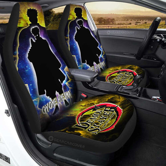 Gyomei Himejima Car Seat Covers Custom Demon Slayer Anime - Gearcarcover - 1