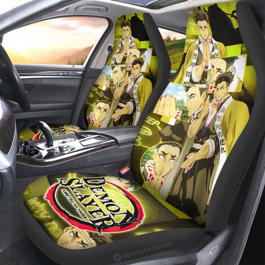 Gyomei Himejima Car Seat Covers Custom Demon Slayer Anime - Gearcarcover - 2