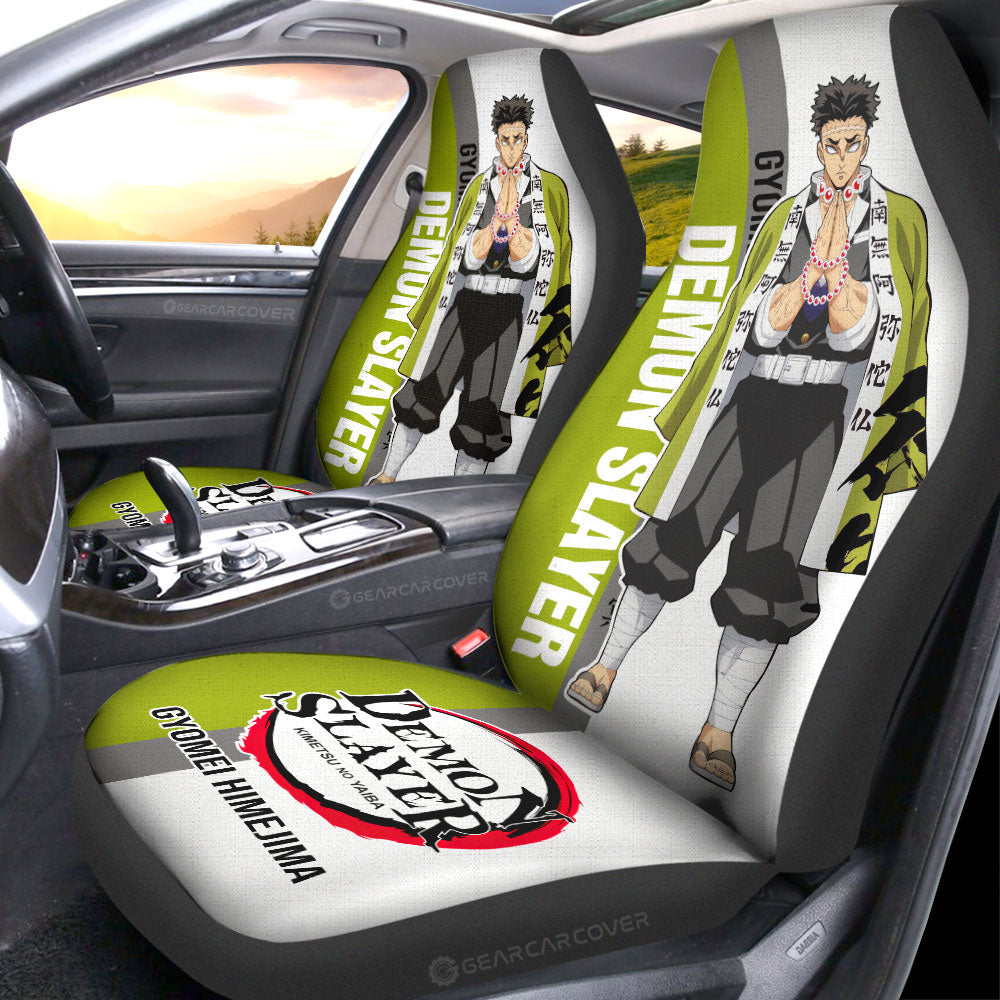 Gyomei Himejima Car Seat Covers Custom Demon Slayer Car Accessories For Anime Fans - Gearcarcover - 2