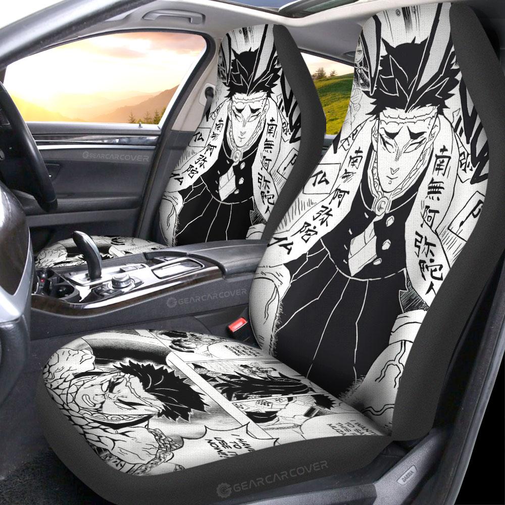 Gyomei Himejima Car Seat Covers Custom Kimetsu No Yaiba Manga Car Accessories - Gearcarcover - 2