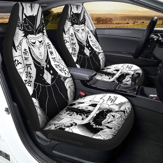 Gyomei Himejima Car Seat Covers Custom Kimetsu No Yaiba Manga Car Accessories - Gearcarcover - 1