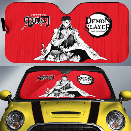 Gyomei Himejima Car Sunshade Custom Demon Slayer Anime Car Accessories Manga Style For Fans - Gearcarcover - 1