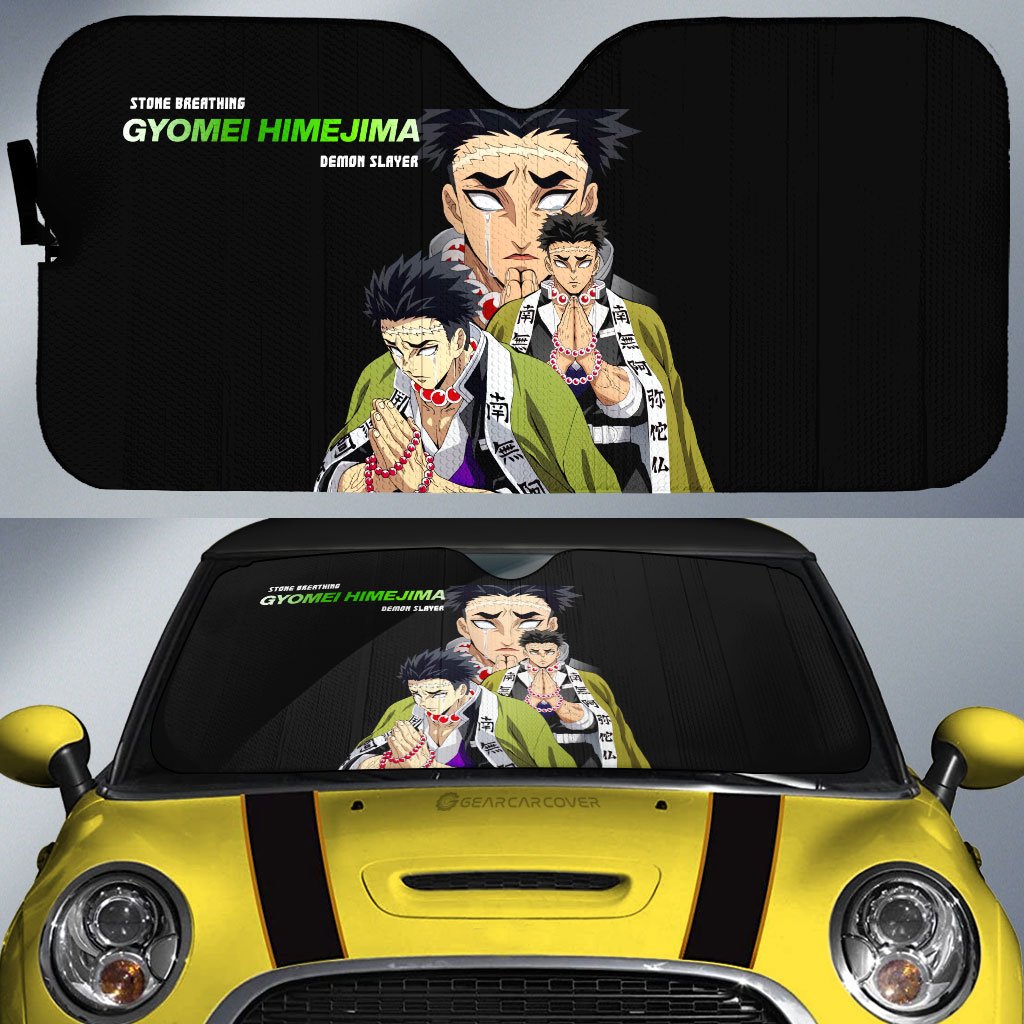 Gyomei Himejima Car Sunshade Custom Demon Slayer Anime - Gearcarcover - 1