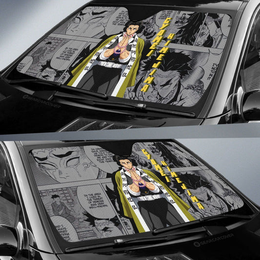 Gyomei Himejima Car Sunshade Custom Demon Slayer Anime Mix Mangas - Gearcarcover - 2