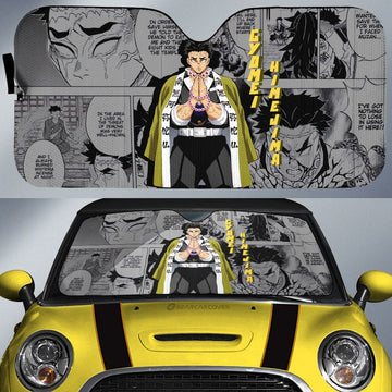 Gyomei Himejima Car Sunshade Custom Demon Slayer Anime Mix Mangas - Gearcarcover - 1