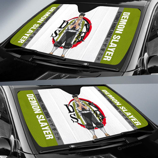 Gyomei Himejima Car Sunshade Custom Demon Slayer Car Accessories For Anime Fans - Gearcarcover - 2