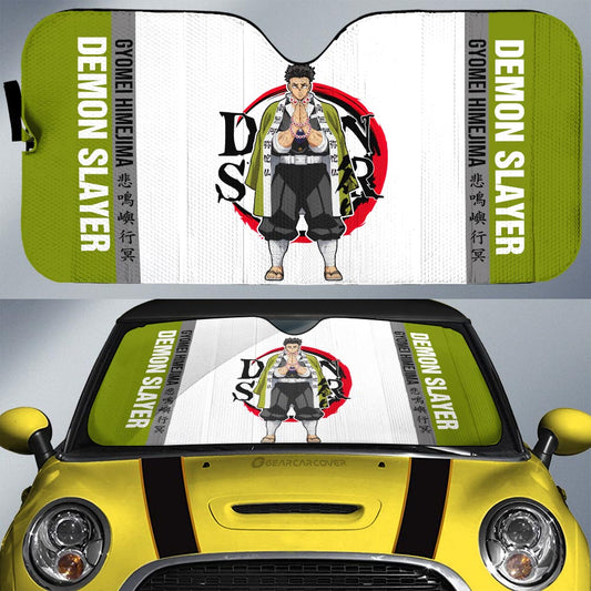 Gyomei Himejima Car Sunshade Custom Demon Slayer Car Accessories For Anime Fans - Gearcarcover - 1