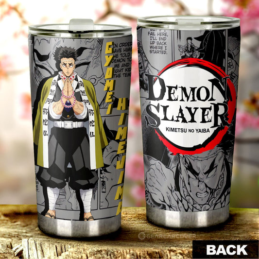 Gyomei Himejima Tumbler Cup Custom Demon Slayer Anime Mix Mangas - Gearcarcover - 1