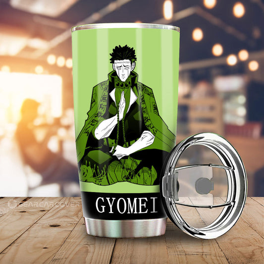 Gyomei Himejima Tumbler Cup Custom Demon Slayer Car Accessories Manga Style - Gearcarcover - 2