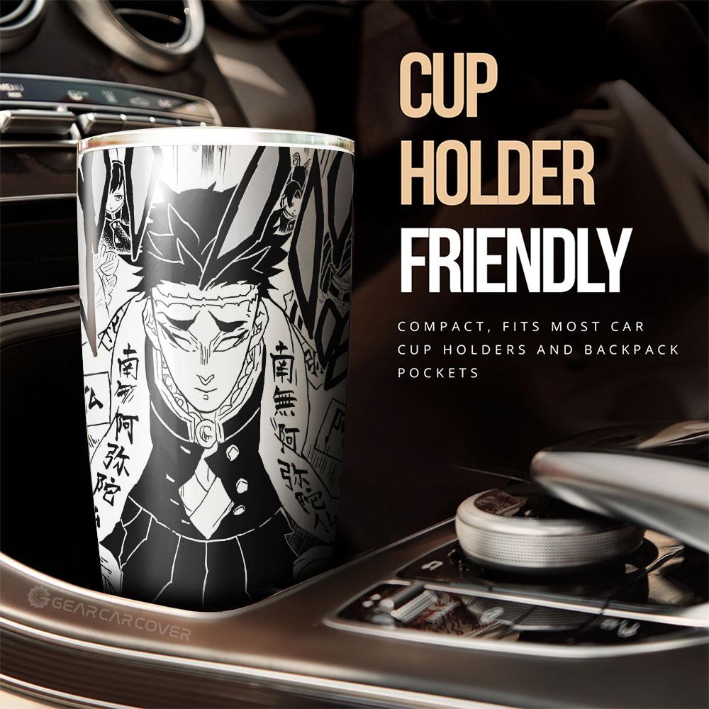 Gyomei Himejima Tumbler Cup Custom Kimetsu No Yaiba Manga Car Accessories - Gearcarcover - 2
