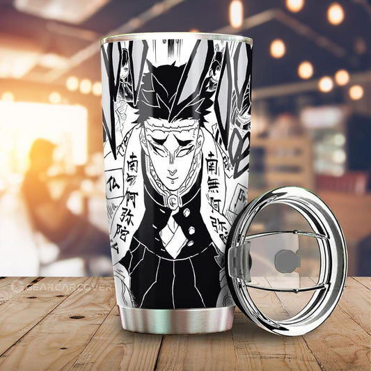 Gyomei Himejima Tumbler Cup Custom Kimetsu No Yaiba Manga Car Accessories - Gearcarcover - 1