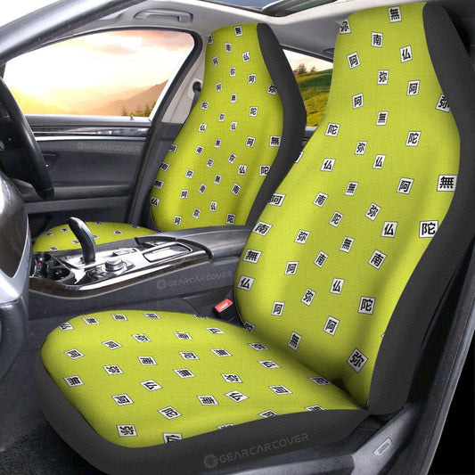 Gyomei Himejima Uniform Car Seat Covers Custom Demon Slayer Anime Car Accessories - Gearcarcover - 2