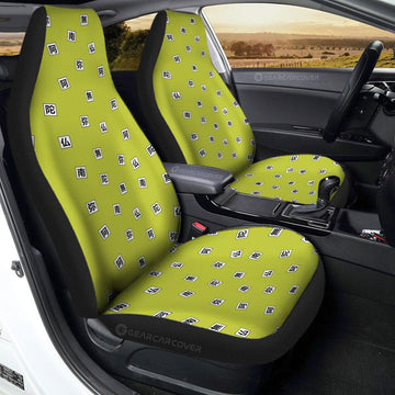 Gyomei Himejima Uniform Car Seat Covers Custom Demon Slayer Anime Car Accessories - Gearcarcover - 1