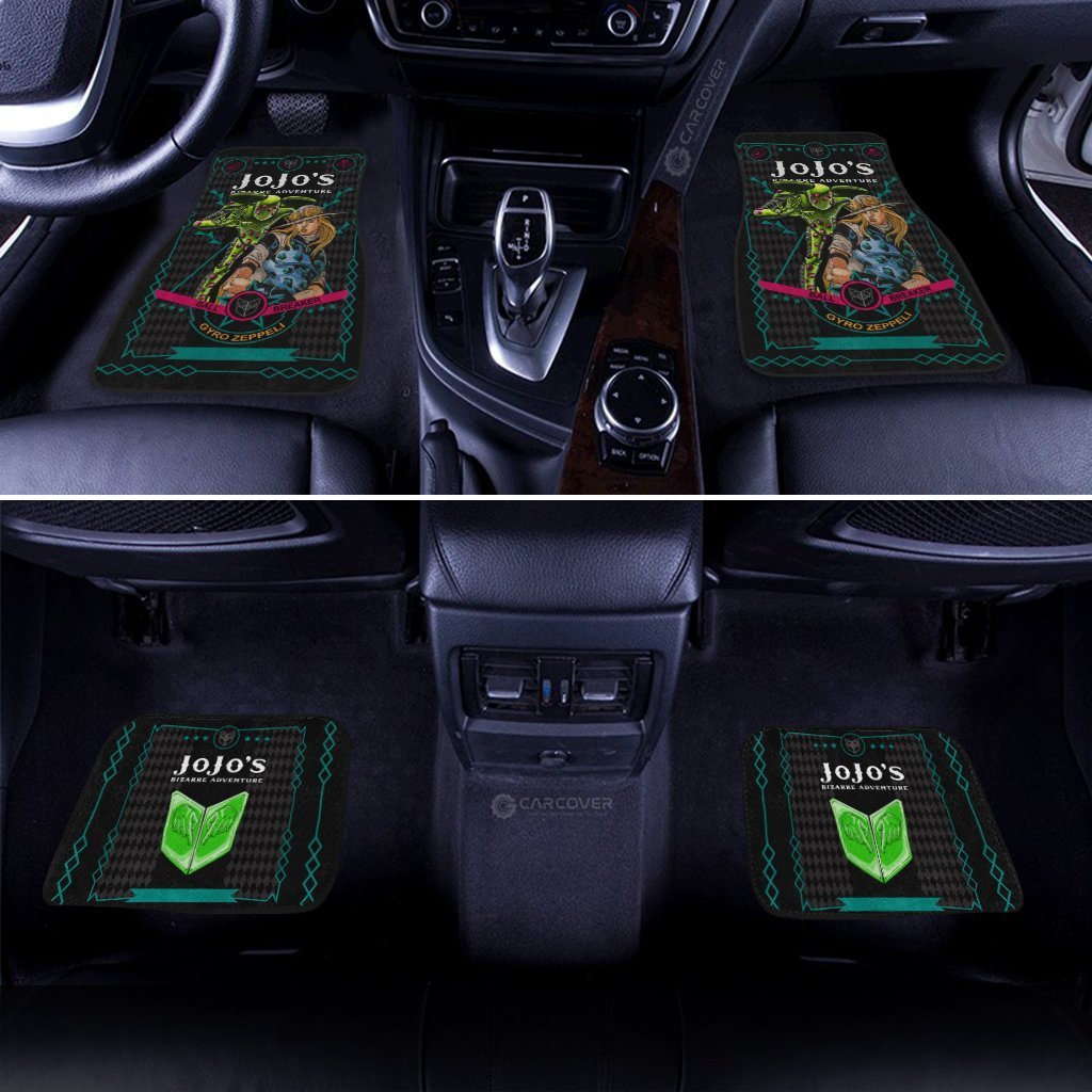 Gyro Zeppeli Car Floor Mats Custom Anime JoJo's Bizarre Adventure Car Interior Accessories - Gearcarcover - 3