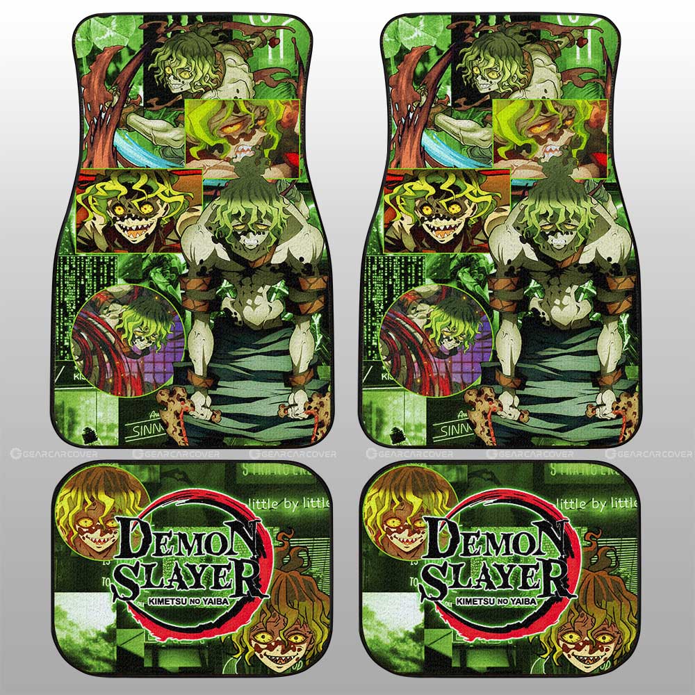 Gyutaro Car Floor Mats Custom Demon Slayer Anime - Gearcarcover - 1