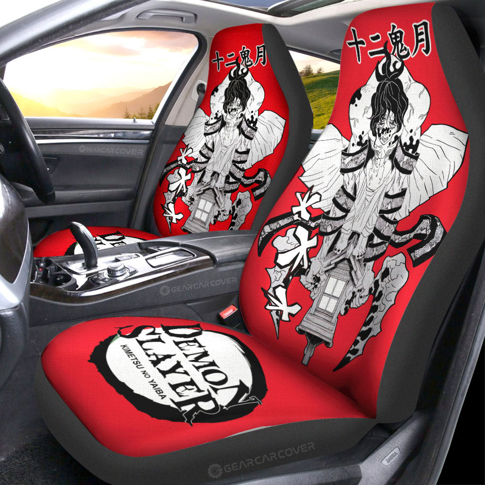 Gyutaro Car Seat Covers Custom Demon Slayer Anime Car Accessories Manga Style For Fans - Gearcarcover - 2