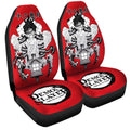 Gyutaro Car Seat Covers Custom Demon Slayer Anime Car Accessories Manga Style For Fans - Gearcarcover - 3