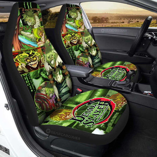 Gyutaro Car Seat Covers Custom Demon Slayer Anime - Gearcarcover - 1