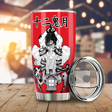 Gyutaro Tumbler Cup Custom Demon Slayer Anime Car Accessories Manga Style For Fans - Gearcarcover - 1