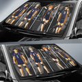 Haikyuu Anime Car Sunshade Custom Karasuno Car Interior Accessories - Gearcarcover - 2