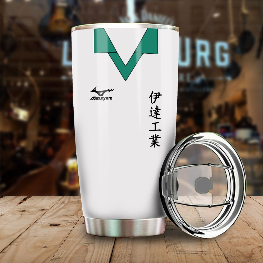 Haikyuu Date Tech High Personalized Tumbler Stainless Steel Vacuum Insulated 20oz - Gearcarcover - 3