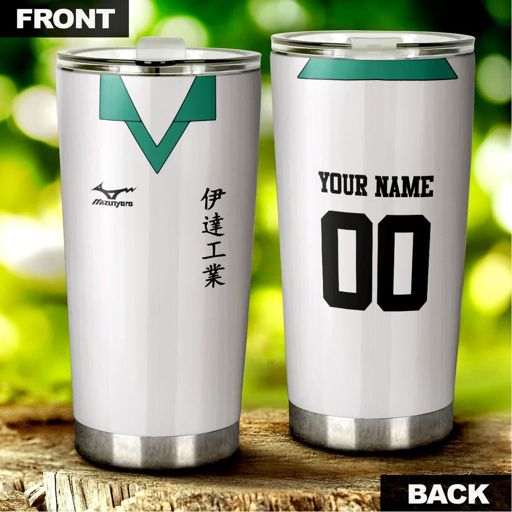 Haikyuu Date Tech High Personalized Tumbler Stainless Steel Vacuum Insulated 20oz - Gearcarcover - 1