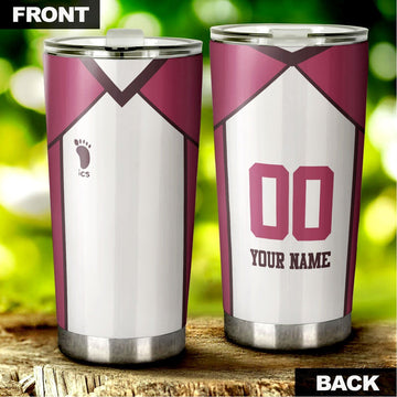 Haikyuu Shiratorizawa Academy Personalized Tumbler Stainless Steel Vacuum Insulated 20oz - Gearcarcover - 1