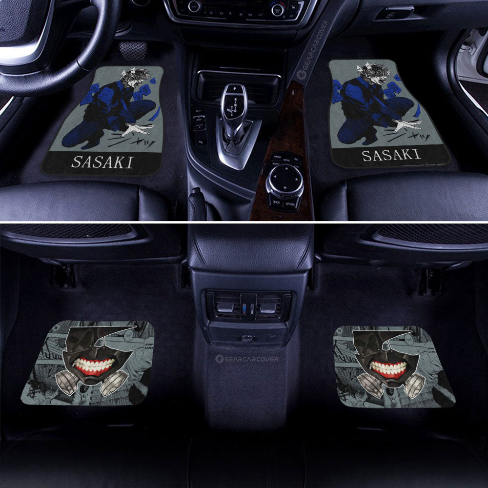 Haise Sasaki Car Floor Mats Custom Tokyo Ghoul Anime Car Accessories - Gearcarcover - 3