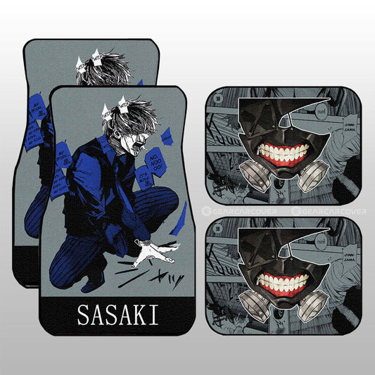 Haise Sasaki Car Floor Mats Custom Tokyo Ghoul Anime Car Accessories - Gearcarcover - 1