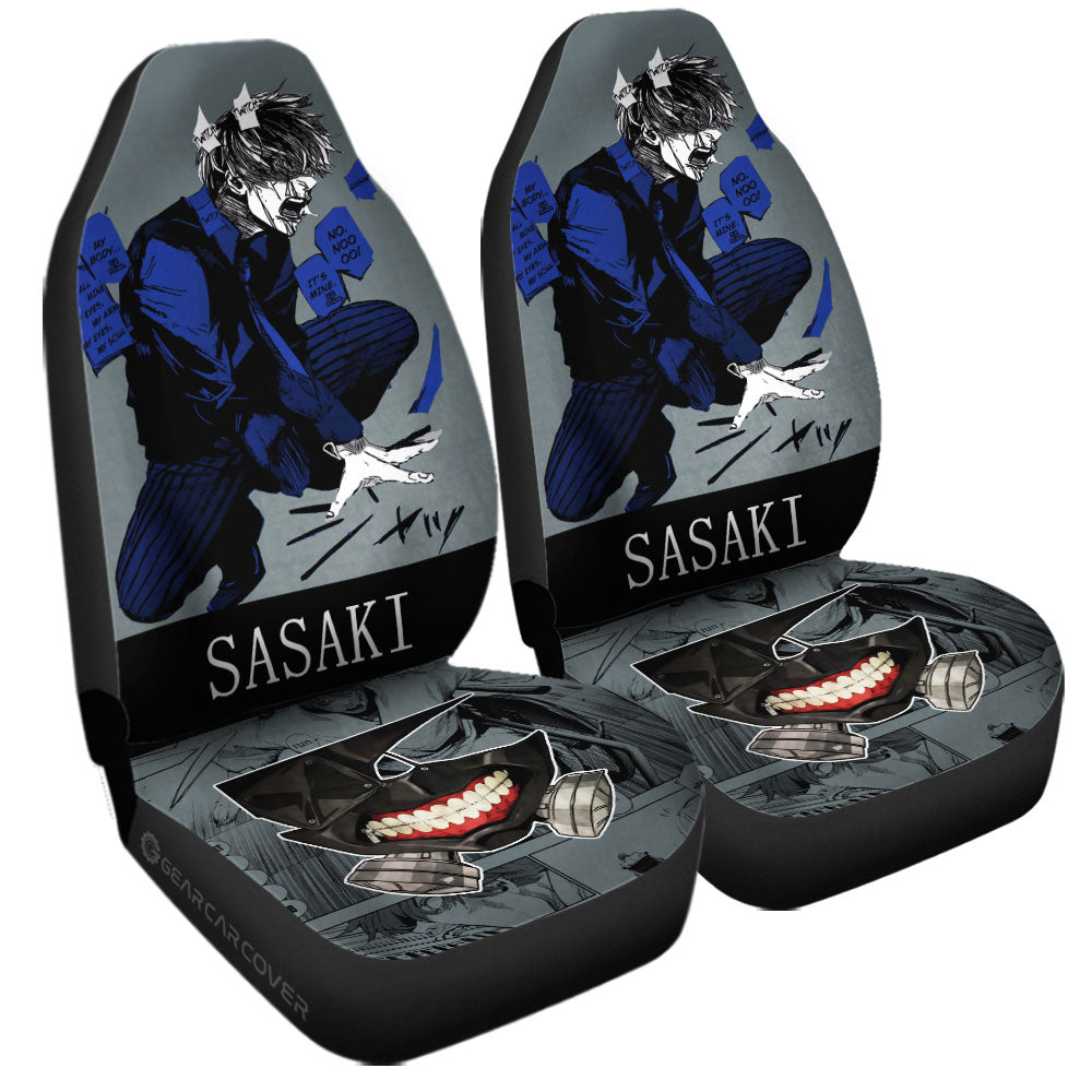 Haise Sasaki Car Seat Covers Custom Tokyo Ghoul Anime Car Accessories - Gearcarcover - 2