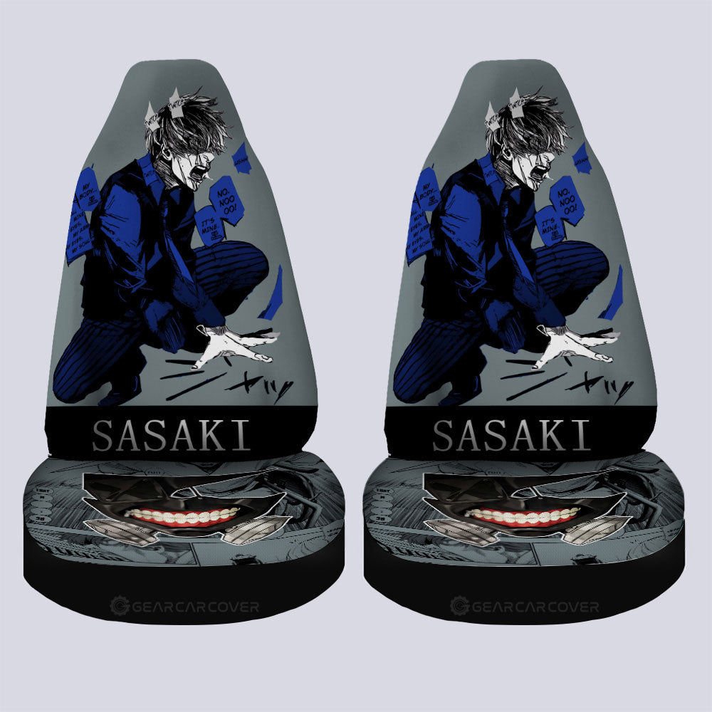 Haise Sasaki Car Seat Covers Custom Tokyo Ghoul Anime Car Accessories - Gearcarcover - 1