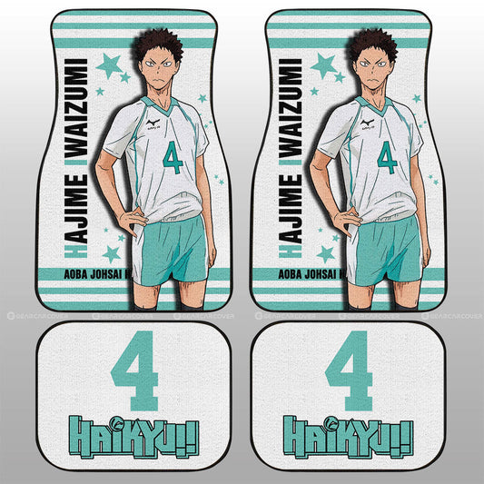 Hajime Iwaizumi Car Floor Mats Custom Haikyuu Anime Car Accessories - Gearcarcover - 2