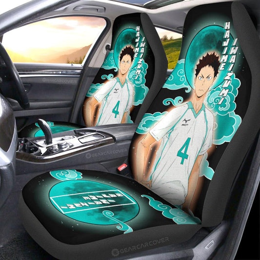 Hajime Iwaizumi Car Seat Covers Custom Haikyuu Anime Car Accessories - Gearcarcover - 2