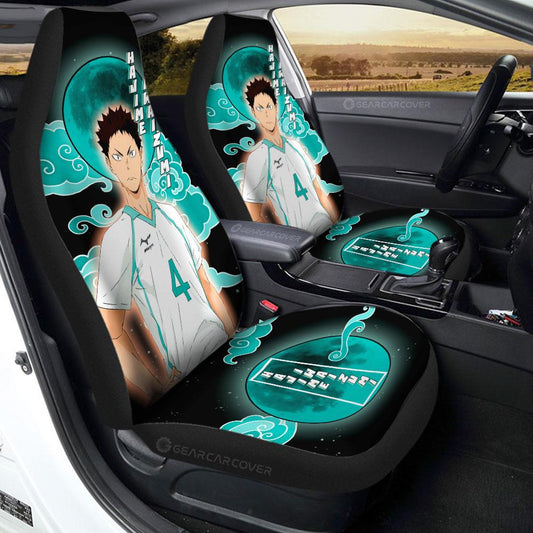 Hajime Iwaizumi Car Seat Covers Custom Haikyuu Anime Car Accessories - Gearcarcover - 1