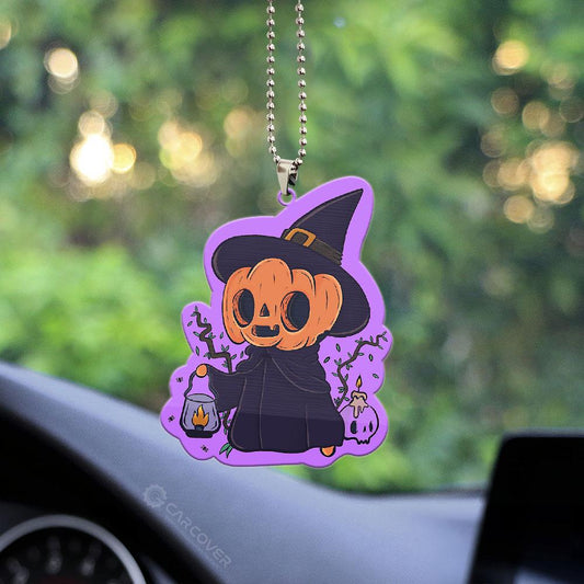 Halloween Spooky Pumpkin Ornament Custom Car Interior Accessories - Gearcarcover - 2