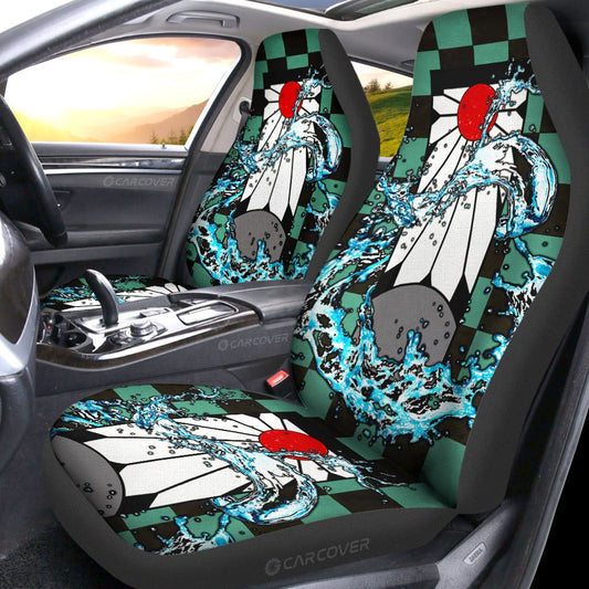 Hanadafu Tanjiro Uniform Car Seat Covers Custom Demom Slayer Anime Car Accessories - Gearcarcover - 2