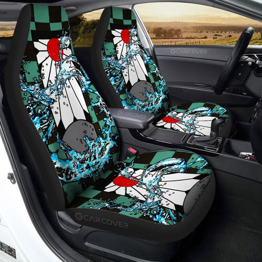 Hanadafu Tanjiro Uniform Car Seat Covers Custom Demom Slayer Anime Car Accessories - Gearcarcover - 1