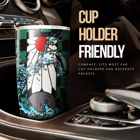 Hanadafu Tanjiro Uniform Tumbler Cup Custom Demom Slayer Anime Car Accessories - Gearcarcover - 2