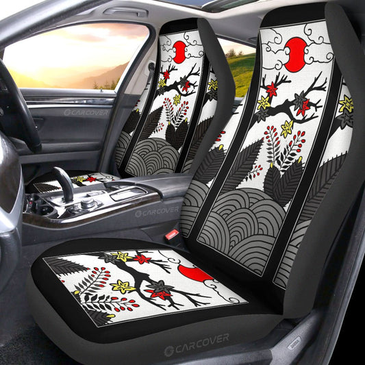 Hanafuda Car Seat Covers Custom Car Interior Accessories - Gearcarcover - 2