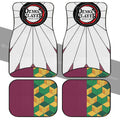 Hanafuda Giyuu Car Floor Mats Custom Demon Slayer Anime Car Accessories - Gearcarcover - 2