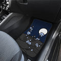 Hanafuda Night Blue Car Floor Mats Custom Car Interior Accessories - Gearcarcover - 4