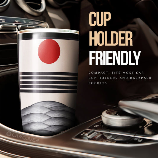 Hanafuda Rising Sun Tumbler Cup Custom Car Interior Accessories - Gearcarcover - 2