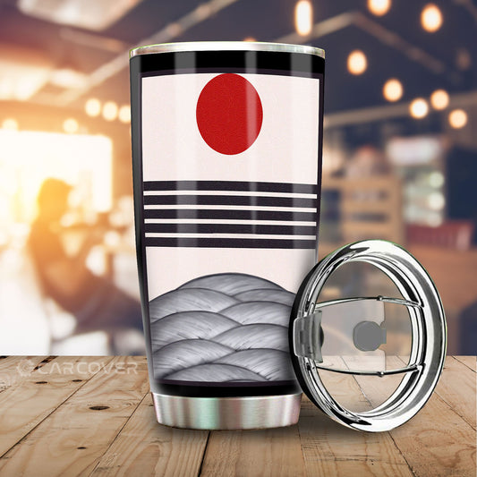 Hanafuda Rising Sun Tumbler Cup Custom Car Interior Accessories - Gearcarcover - 1
