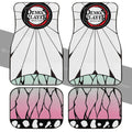 Hanafuda Shinobu Car Floor Mats Custom Demon Slayer Anime Car Accessories - Gearcarcover - 2