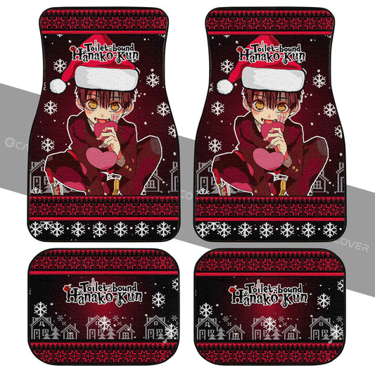 Hanako-Kun Car Floor Mats Custom Toilet-Bound Hanako-kun Anime Christmas Car Accessories - Gearcarcover - 2