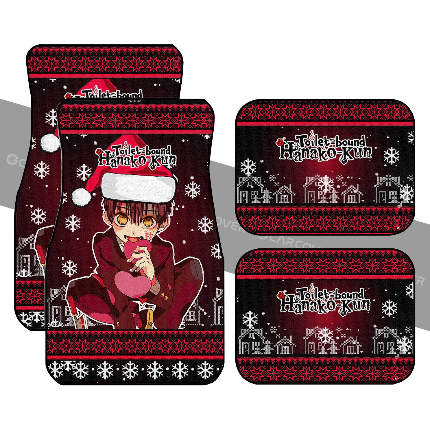 Hanako-Kun Car Floor Mats Custom Toilet-Bound Hanako-kun Anime Christmas Car Accessories - Gearcarcover - 1
