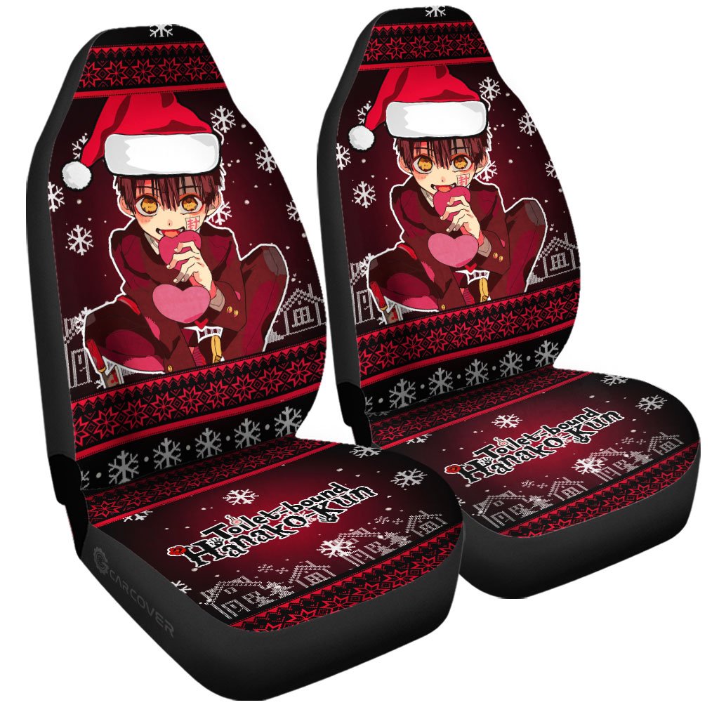 Hanako-Kun Car Seat Covers Custom Toilet-Bound Hanako-kun Anime Christmas Car Accessories - Gearcarcover - 3